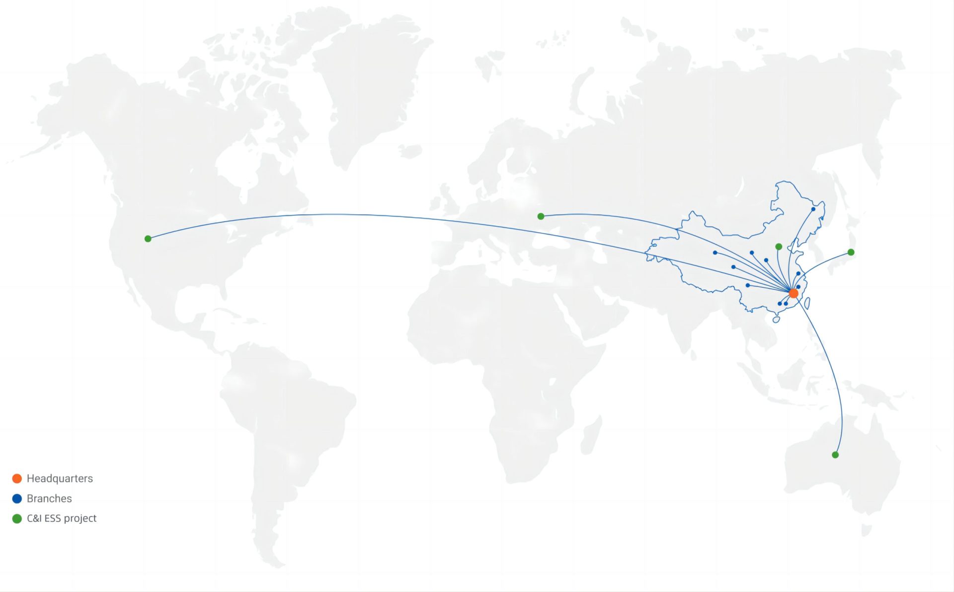 Global outlook map