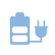 Smart BESS charging station icon