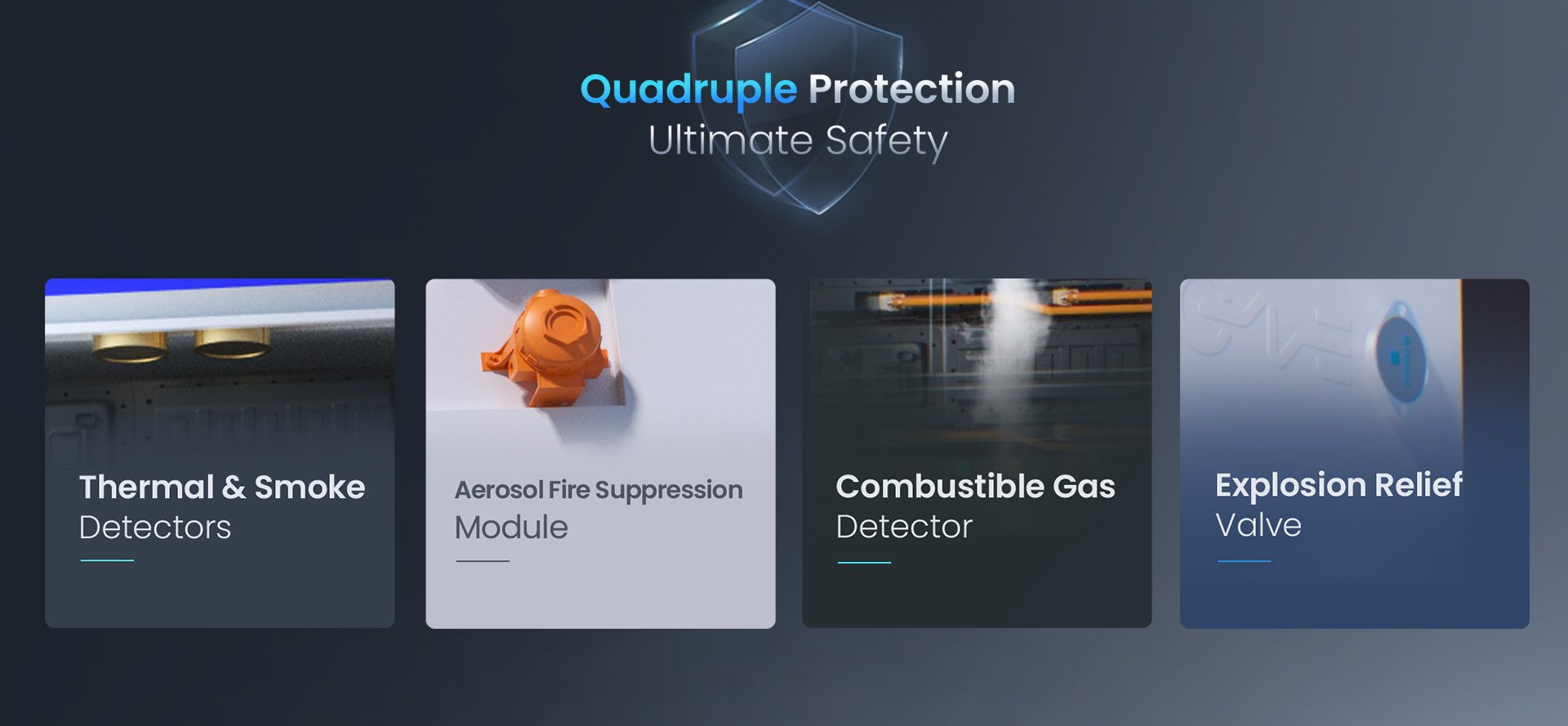 Quadruple protection feature