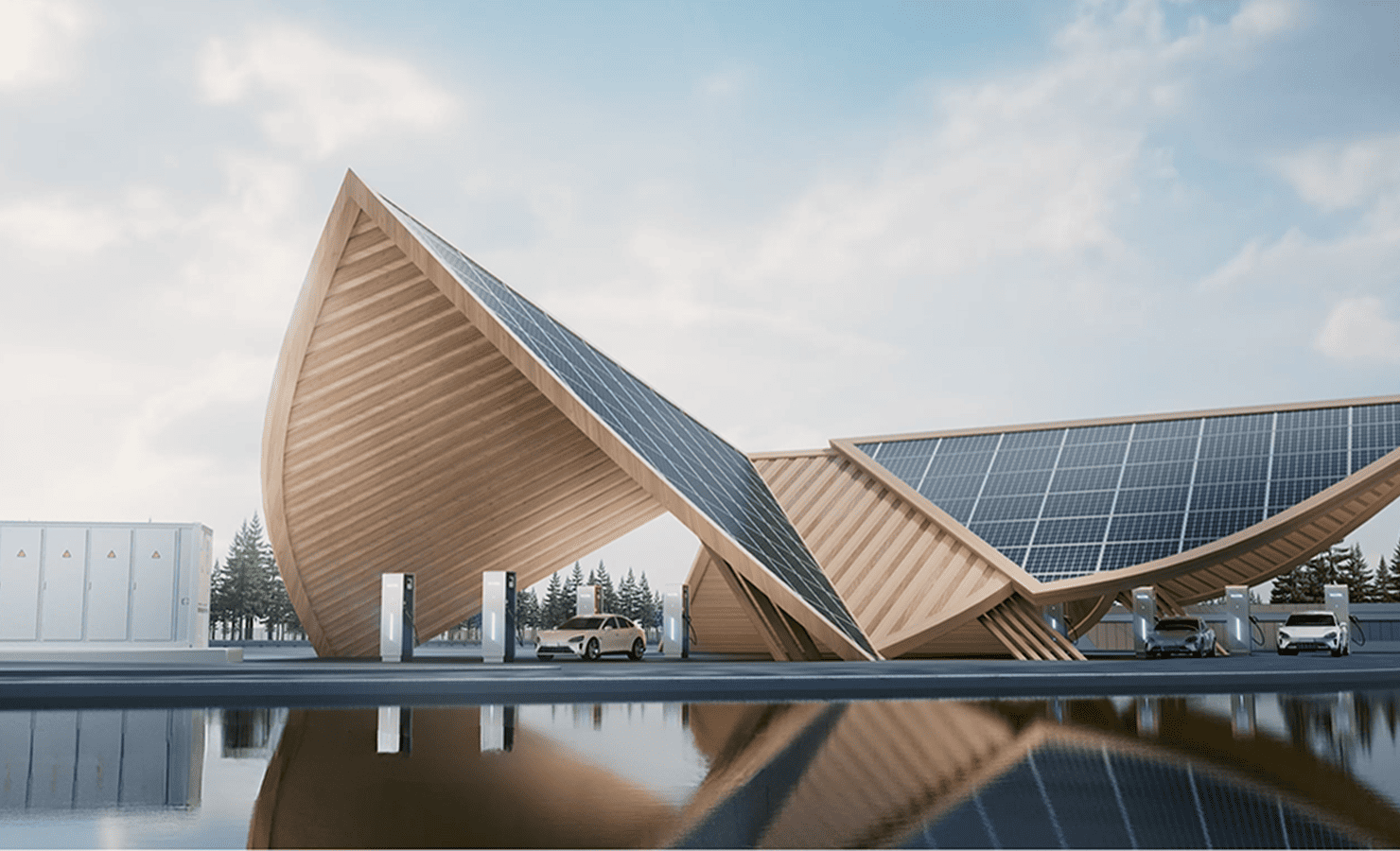 Smart BESS EV Charging Station Solution - CNTE Integrated Charging System