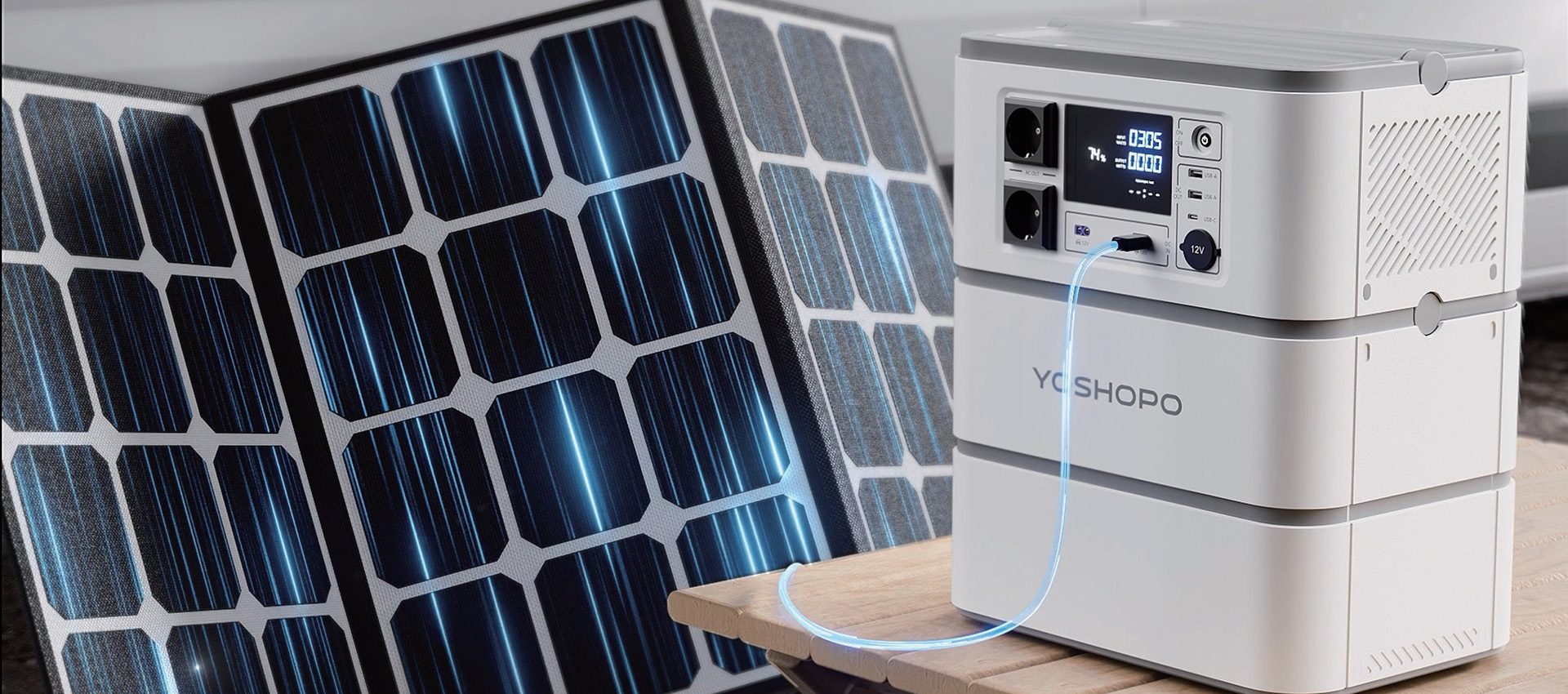 Y3000 portable power station banner