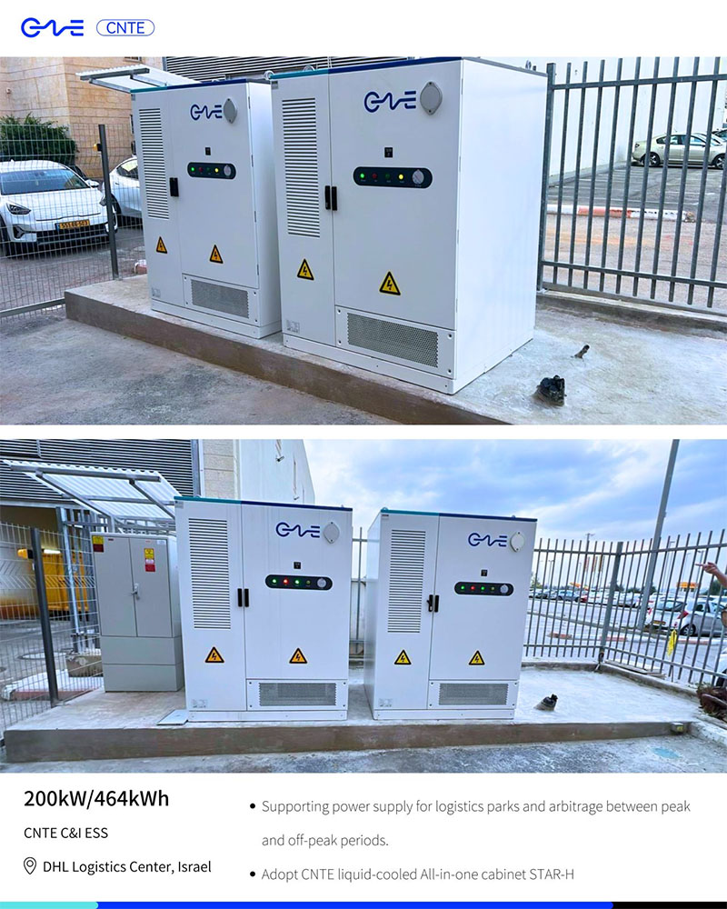 CNTE Successfully Deploys 200kW/464kWh C&I Energy Storage Project at DHL Logistics Center in Israel