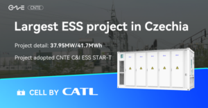 Largest ESS Project in Czechina